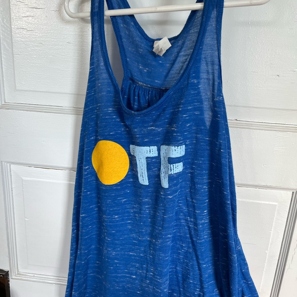 Orangetheory fitness blue sun top